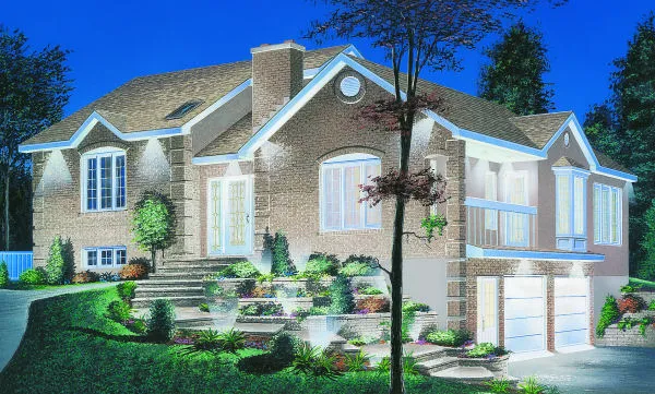 Full Rendering for House Plan #140842