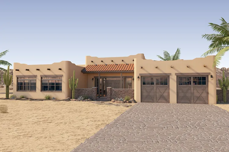 Full Rendering for House Plan #195010