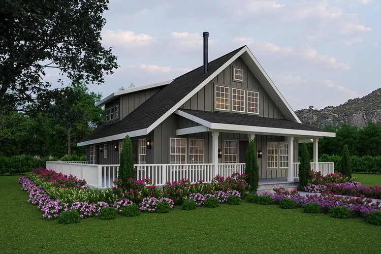 Full Rendering for House Plan #343328