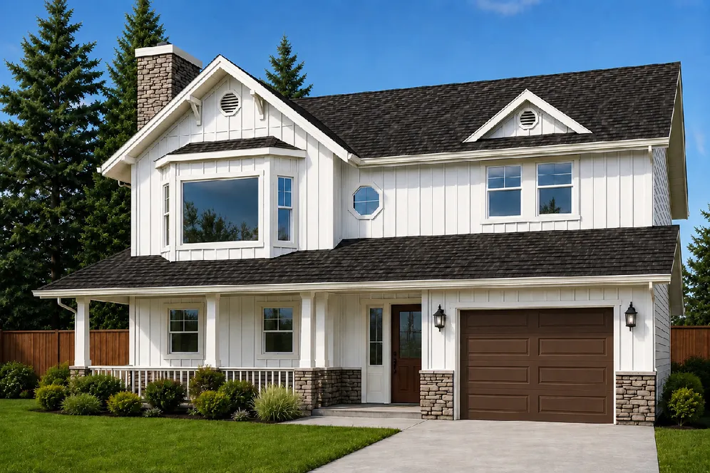 Full Rendering for House Plan #200298