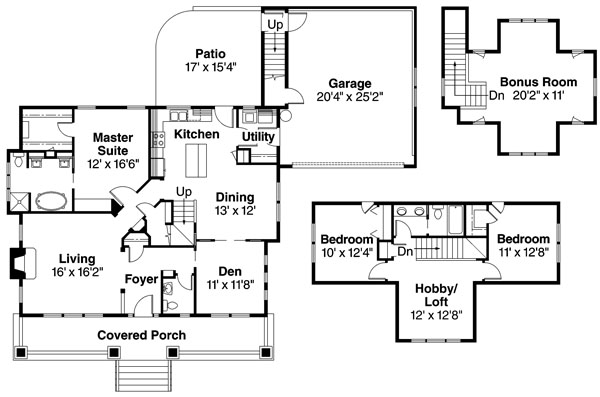 Plan for House Plan #340633