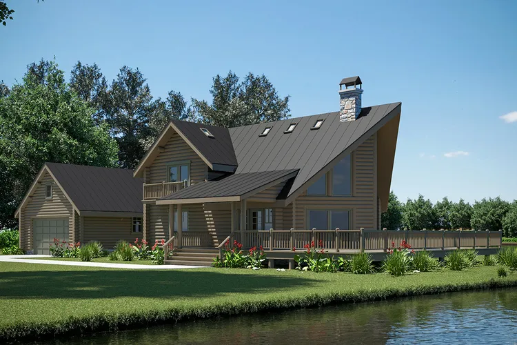 Full Rendering for House Plan #349933