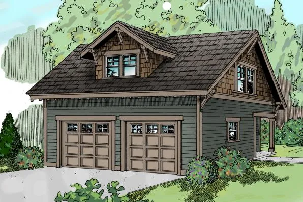 Full Rendering for House Plan #347002