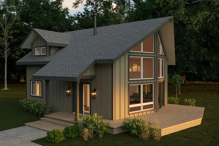 Full Rendering for House Plan #349143
