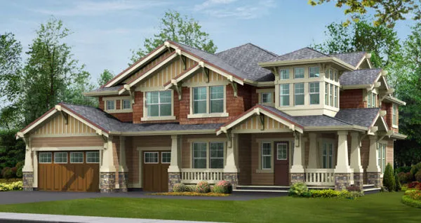 Full Rendering for House Plan #334060