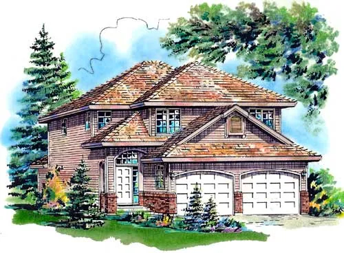 Full Rendering for House Plan #135524