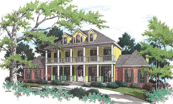 Full Rendering for House Plan #480045