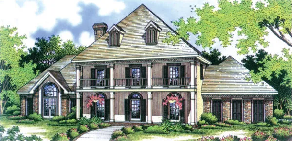 Full Rendering for House Plan #484062