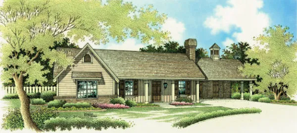 Full Rendering for House Plan #488031