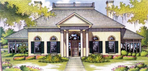 Full Rendering for House Plan #480023