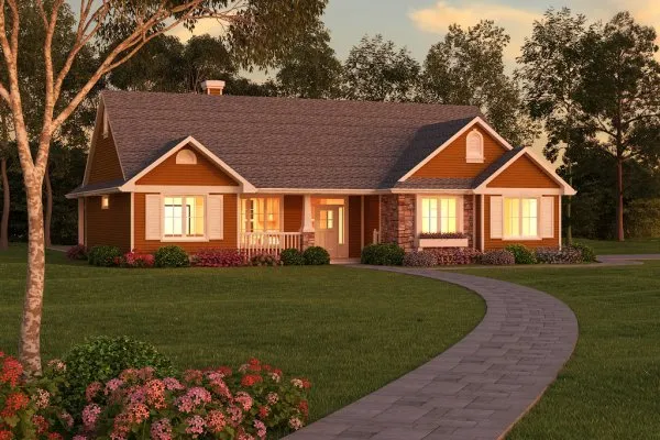 ExteriorPhoto for House Plan #135544