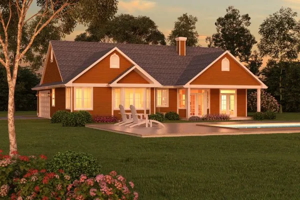 ExteriorPhoto for House Plan #135544