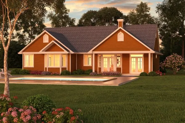 ExteriorPhoto for House Plan #135544