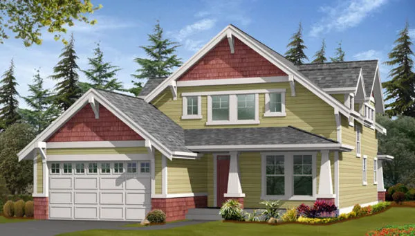 Full Rendering for House Plan #337732