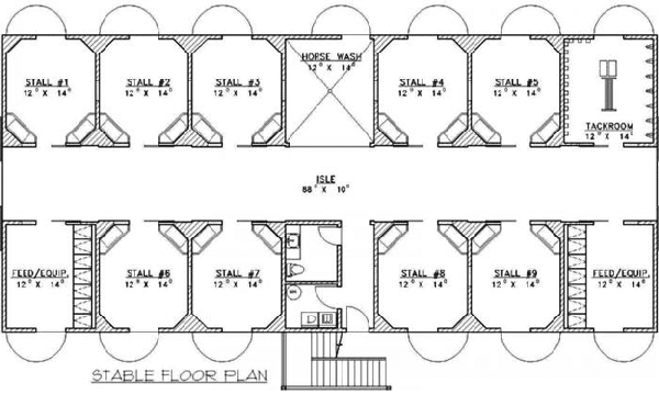 Main Floor Plan for House Plan #458004