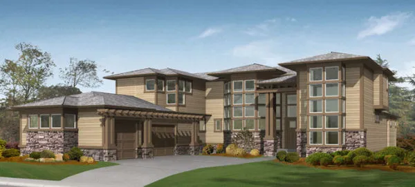 Full Rendering for House Plan #335934