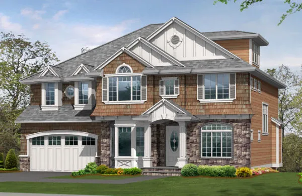 Full Rendering for House Plan #330443
