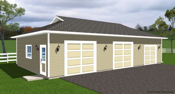 Full Rendering for House Plan #195223