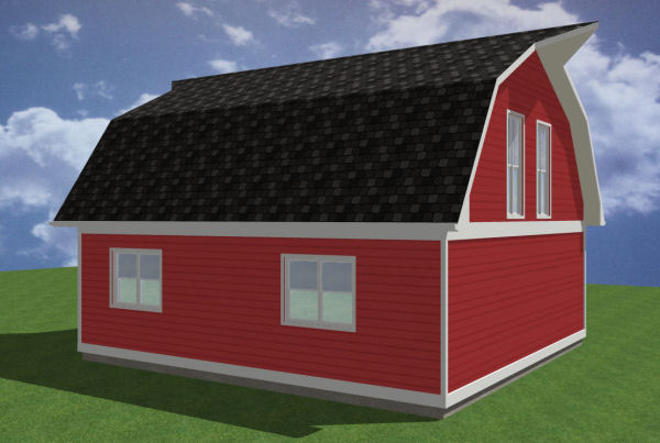 Rear Elevation for House Plan #195203