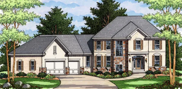 Full Rendering for House Plan #289082