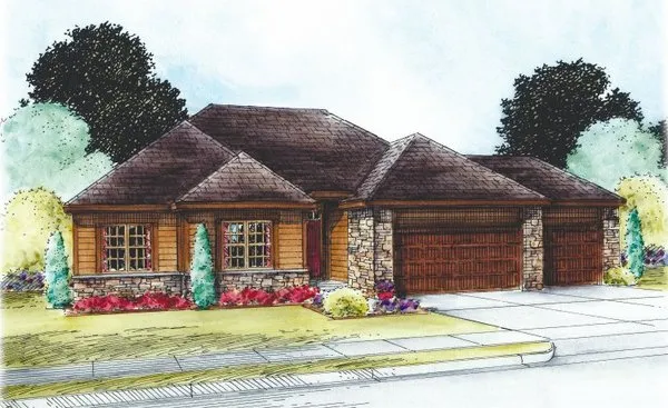 ExteriorPhoto for House Plan #156132
