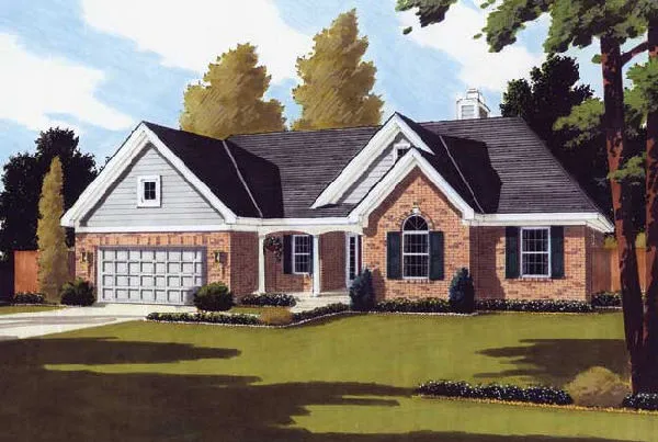 Full Rendering for House Plan #530510