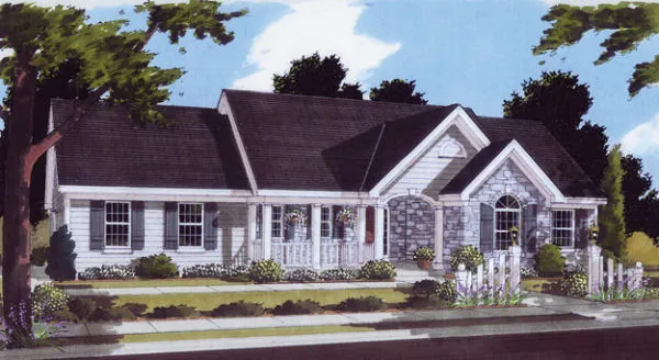 Full Rendering for House Plan #539720