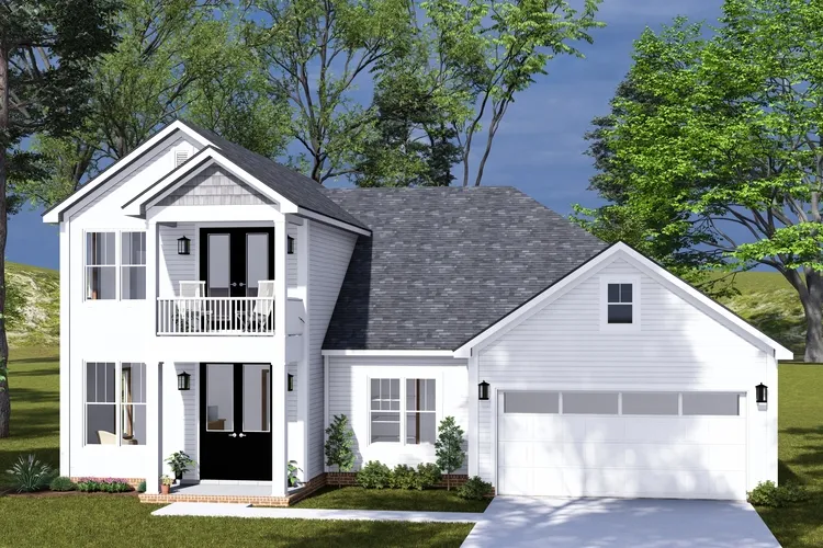 Full Rendering for House Plan #248302