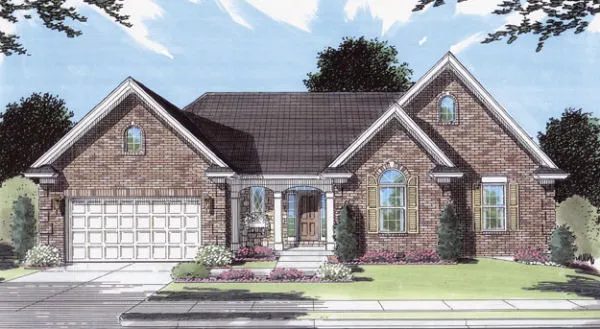 Full Rendering for House Plan #530930