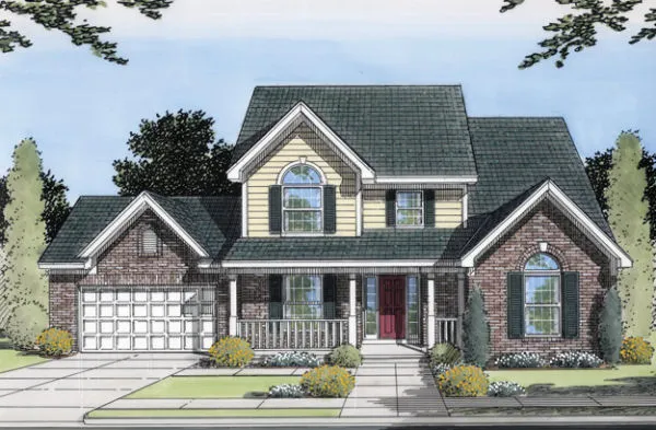 Full Rendering for House Plan #536720
