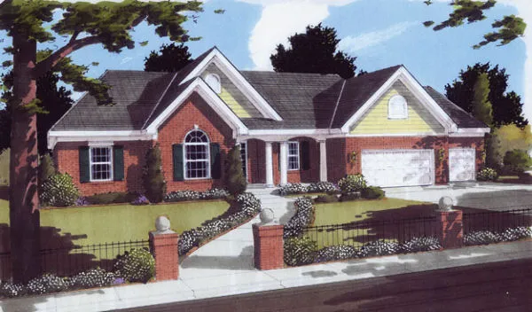 Full Rendering for House Plan #531720