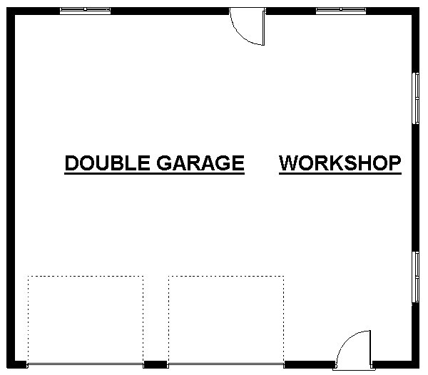 Main Floor Plan for House Plan #207051