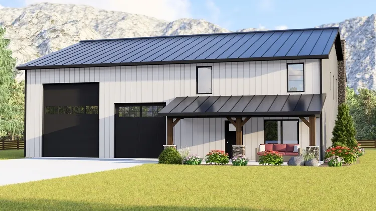 Full Rendering for House Plan #757091