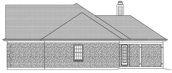 Right Elevation for House Plan #538140