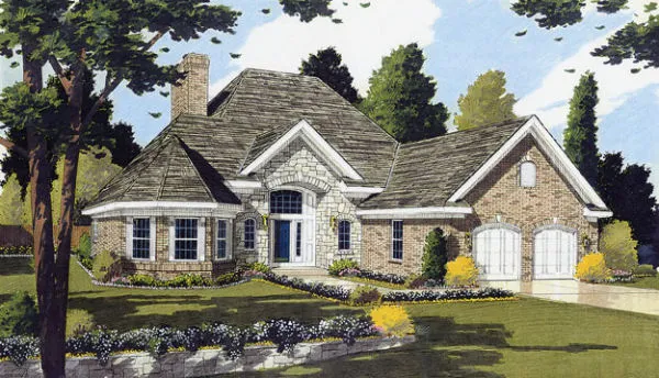 Full Rendering for House Plan #536040