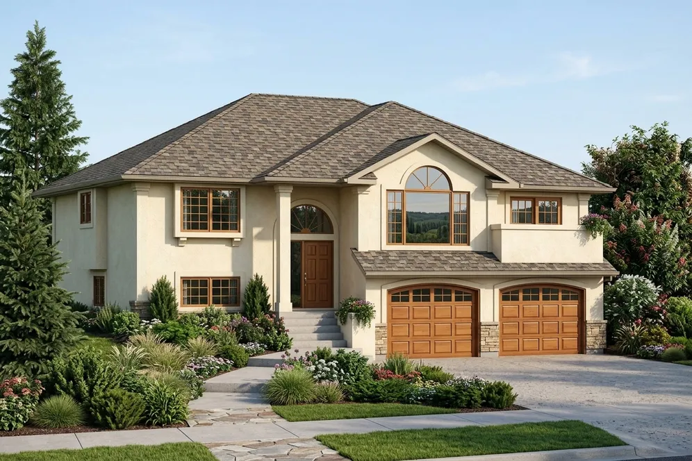 Full Rendering for House Plan #202019