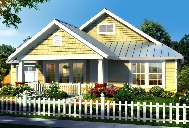 Full Rendering for House Plan #242170