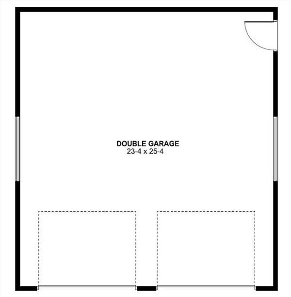 Main Floor Plan for House Plan #191010