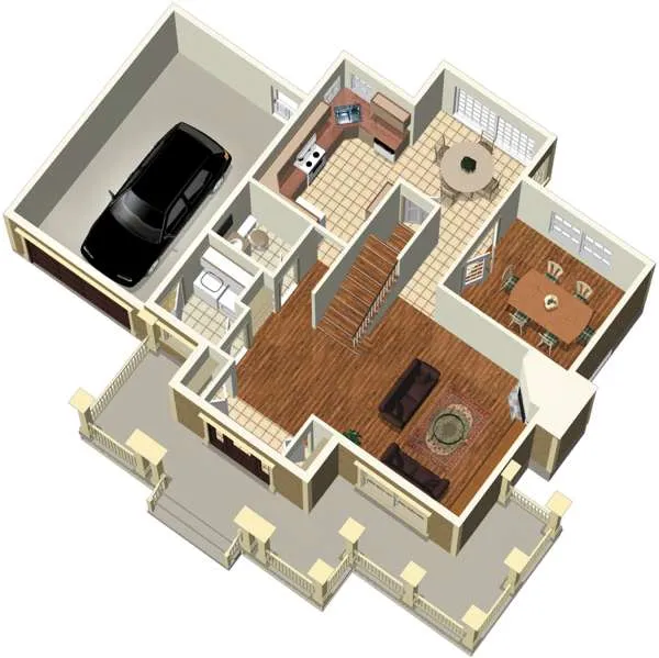 ExteriorPhoto for House Plan #171100