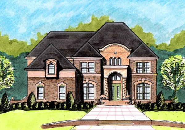 Full Rendering for House Plan #396250