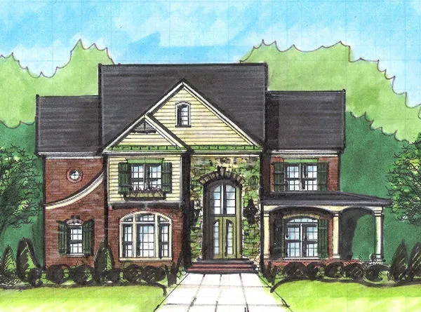 Full Rendering for House Plan #396450