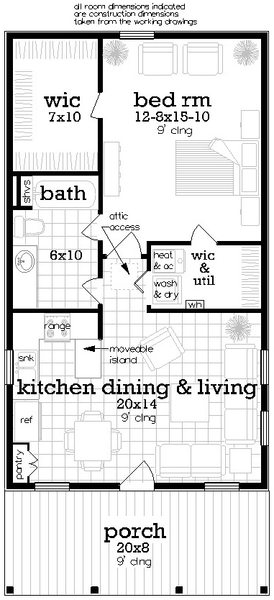 Main Floor Plan for House Plan #480070
