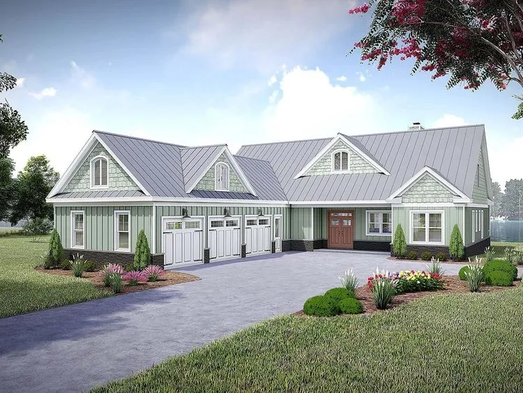 Full Rendering for House Plan #690442
