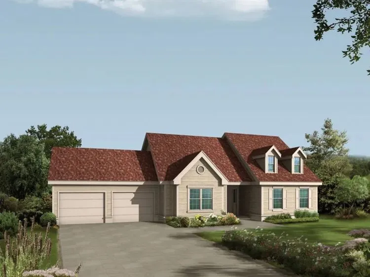 Full Rendering for House Plan #632461