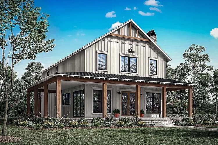 Full Rendering for House Plan #307142
