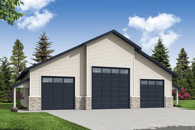 Full Rendering for House Plan #340813