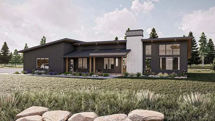 Full Rendering for House Plan #706071