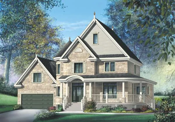 Full Rendering for House Plan #170930