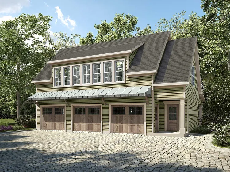 Full Rendering for House Plan #712142