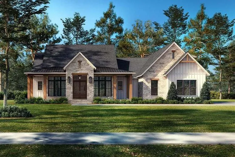 Full Rendering for House Plan #308722